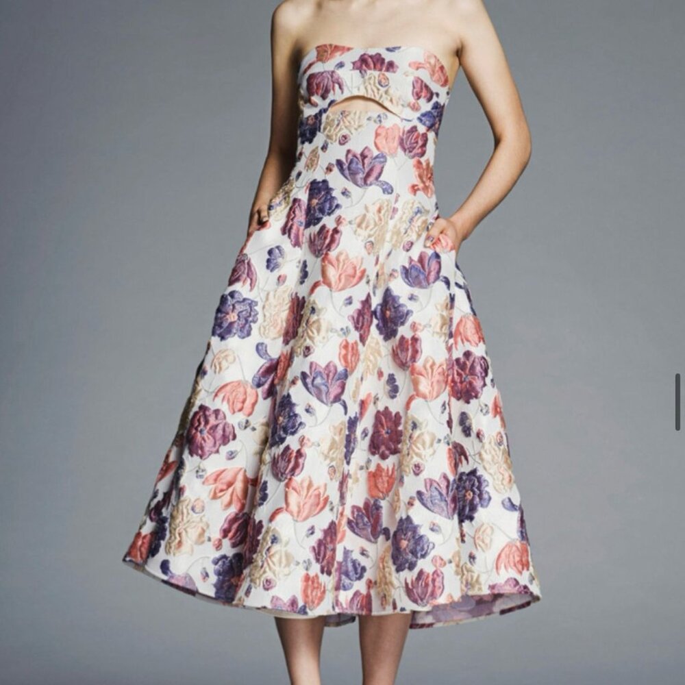 STUNNING !!  LUCIAN MATIS formal mid-length dress - SPRING-SUMMER WEDDINGWEAR